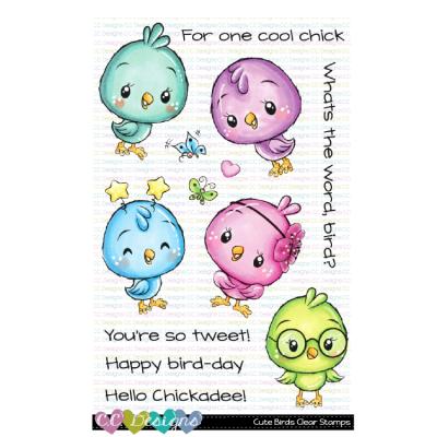 C.C.Designs Clear Stamps - Cute Birds